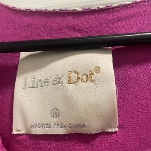 Line & dot dress size medium